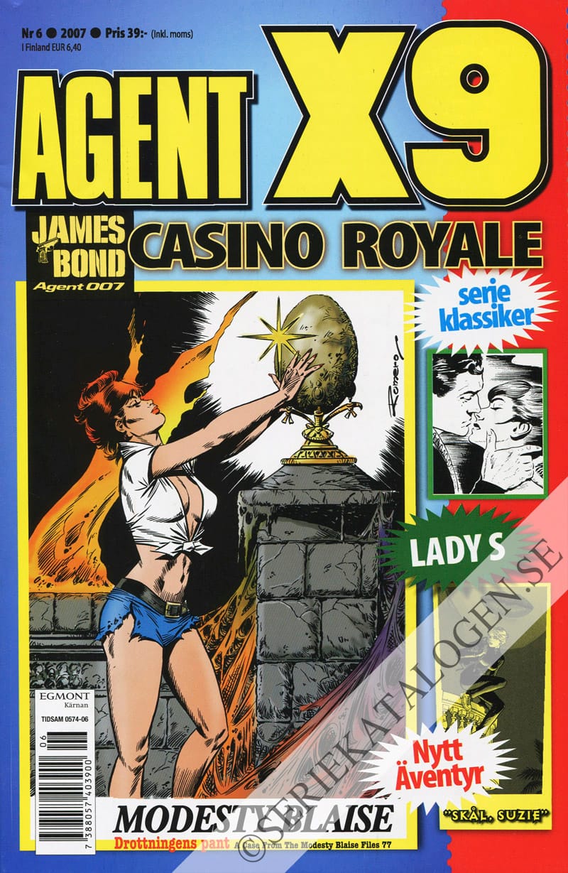 Framsida på Agent X9 #6 (2007)