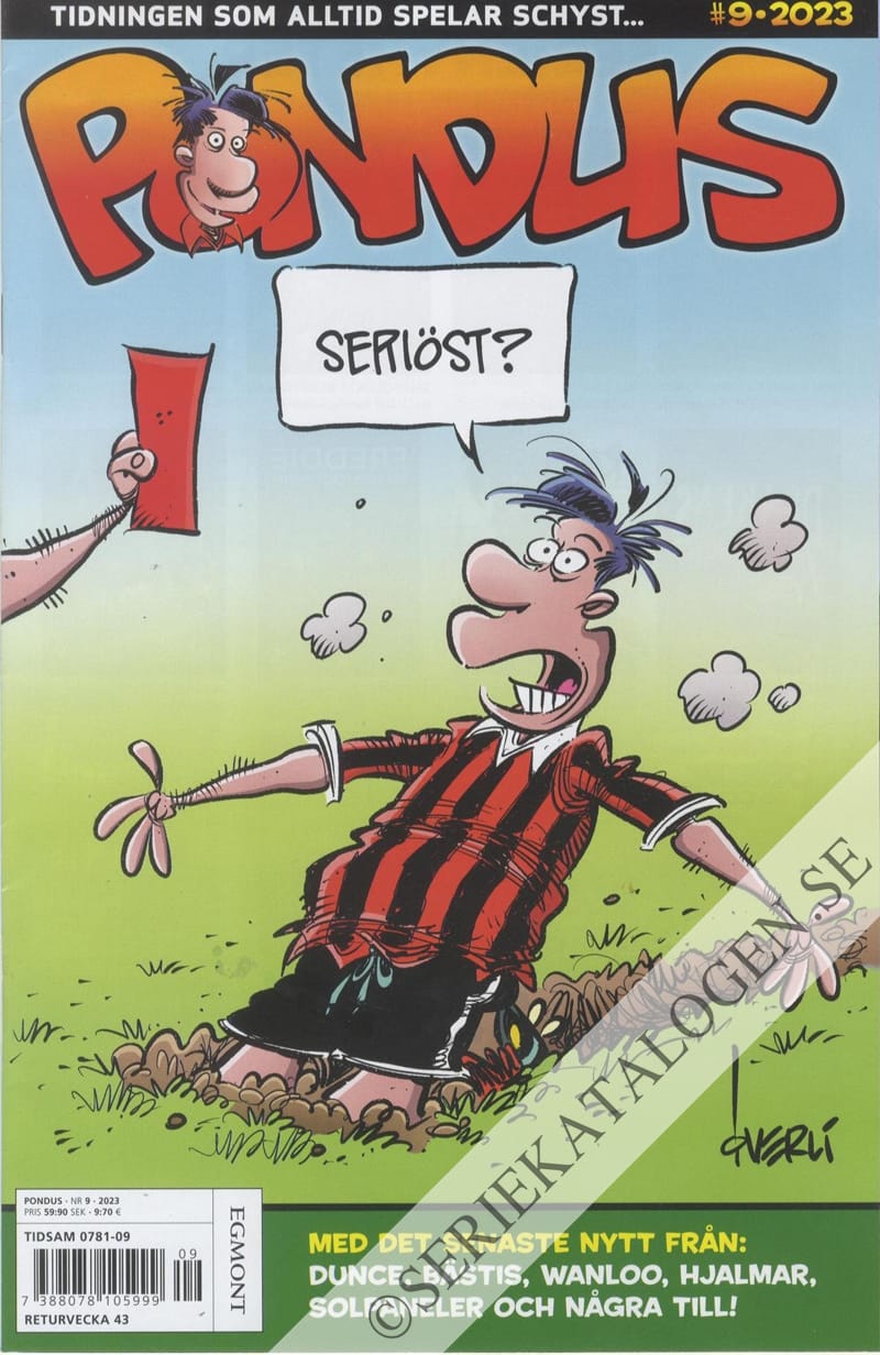Framsida på Pondus #9 (2023)