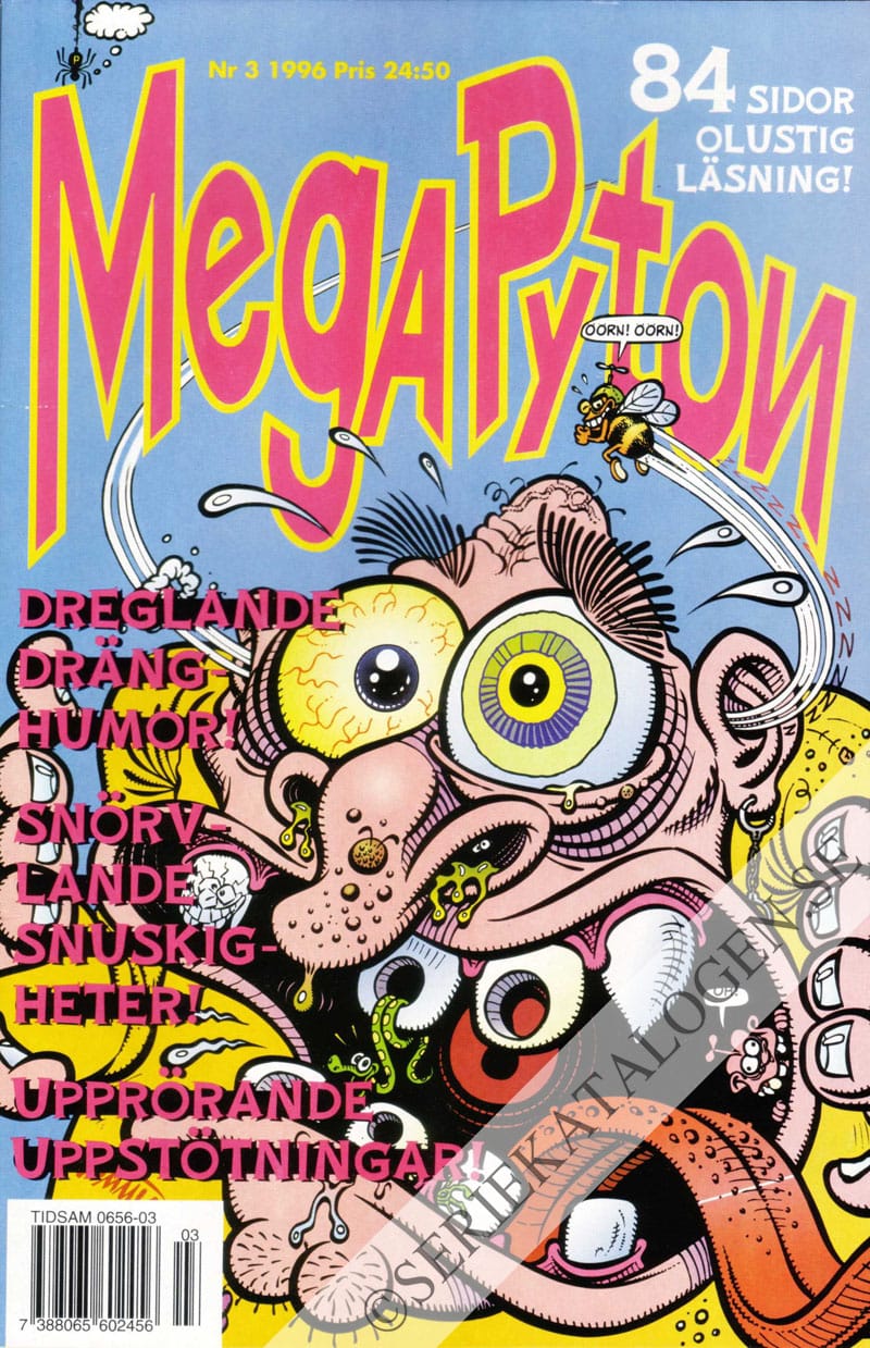 Framsida på MegaPyton #3 (1996)