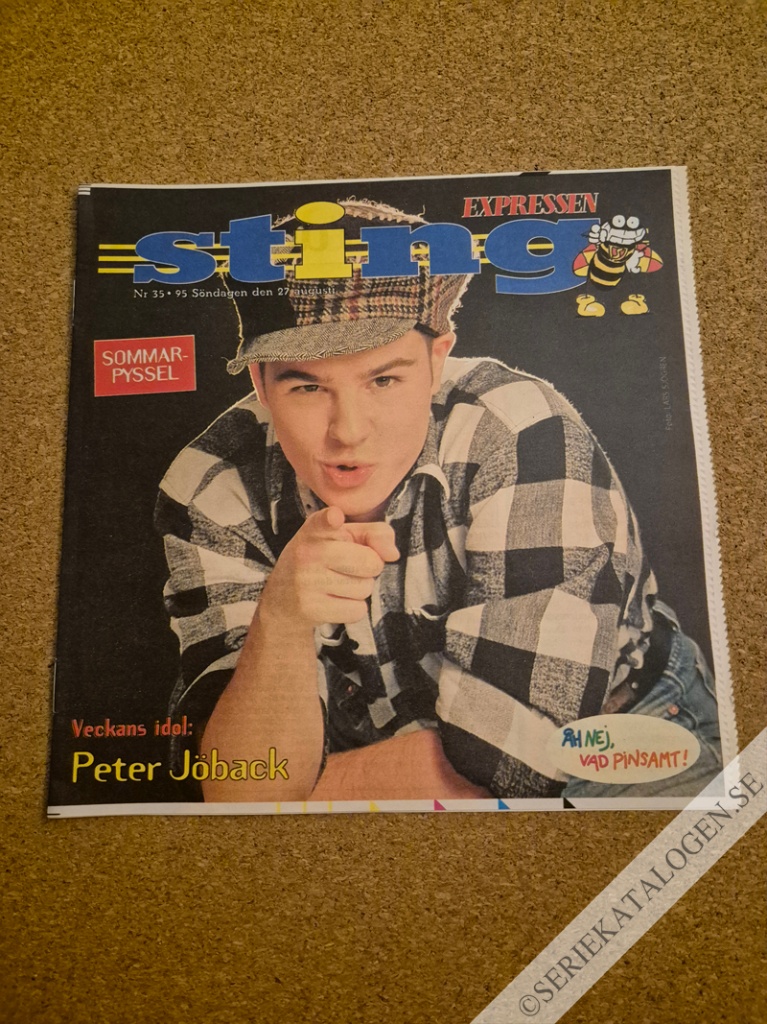 Framsida på Sting-Expressen #35 (1995)