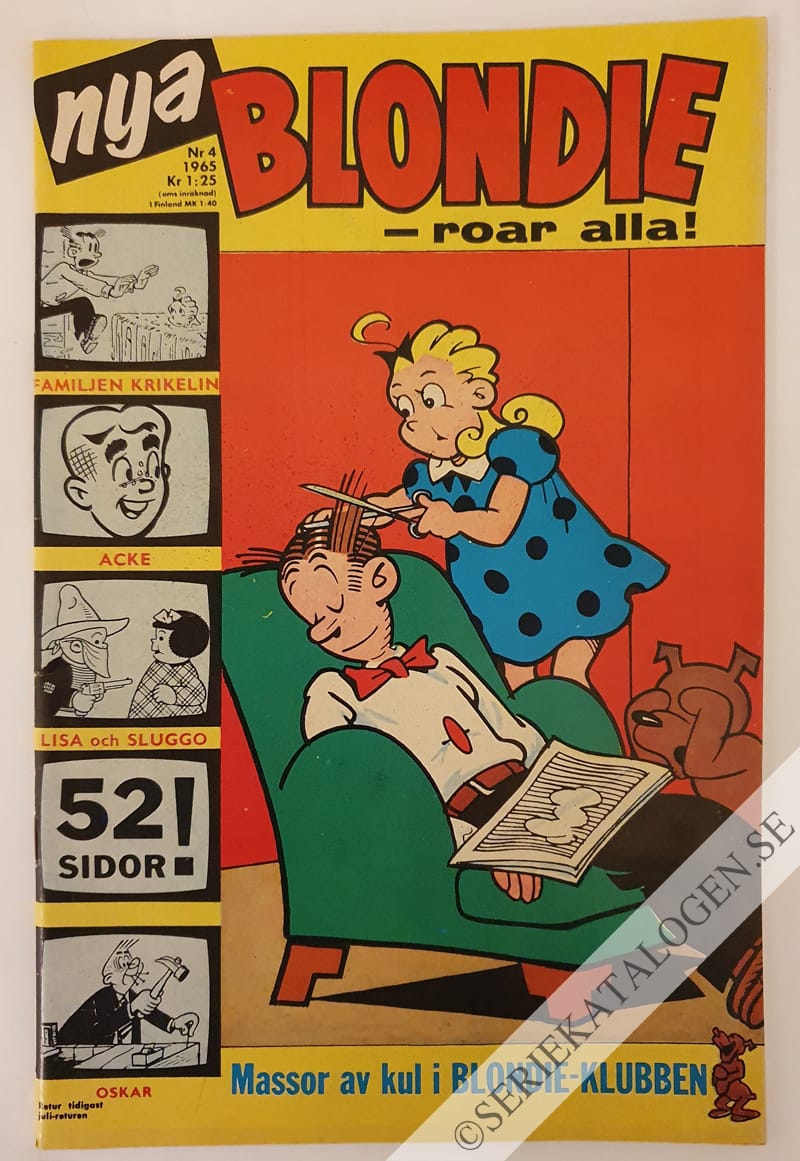 Framsida på Blondie #4 (1965)
