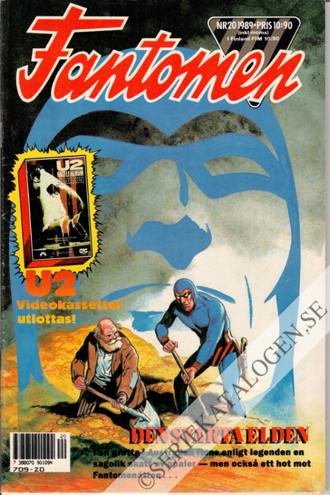 Framsida på Fantomen #20 (1989)