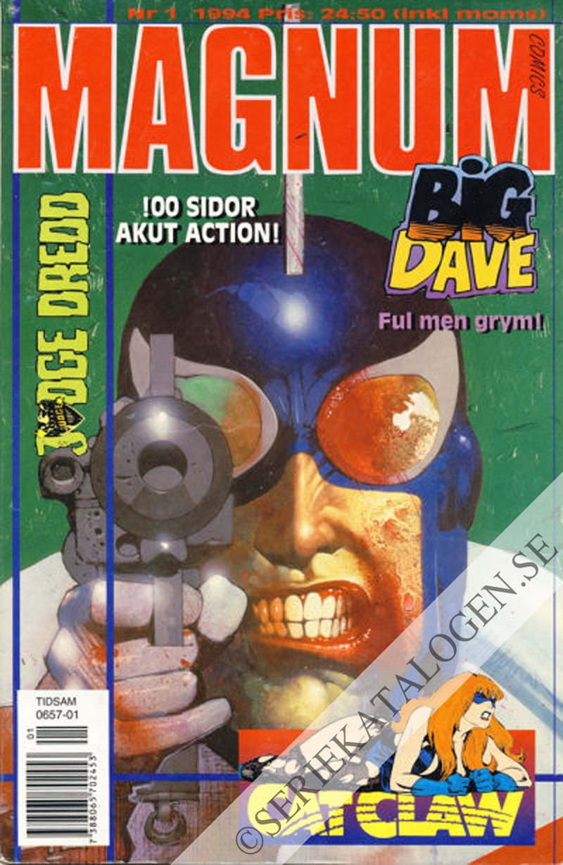 Framsida på Magnum comics #1 (1994)