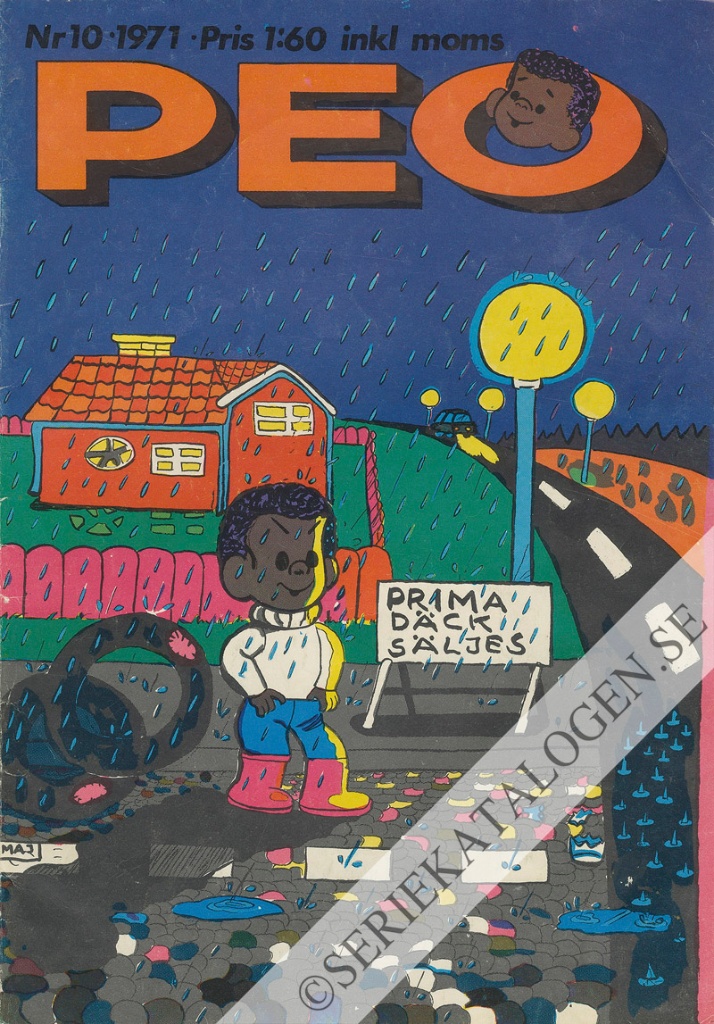Framsida på Peo #10 (1971)