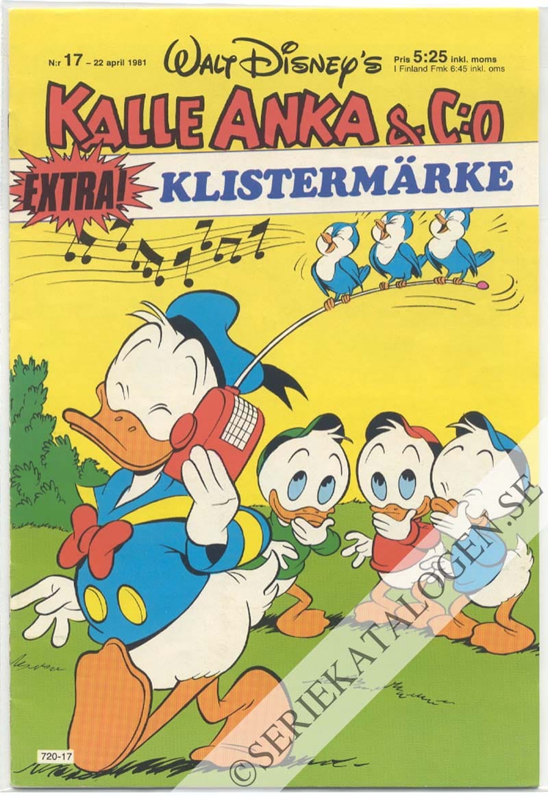 Framsida på Kalle Anka & C:o #17 (1981)