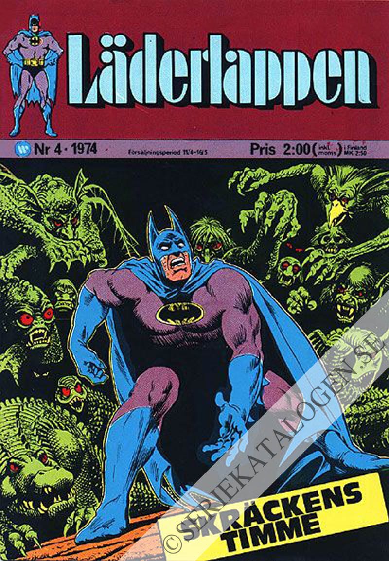 Framsida på Läderlappen och Robin #4 (1974)
