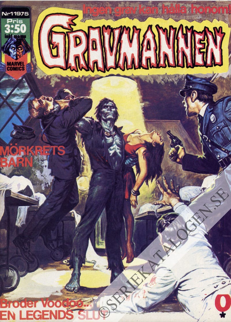 Framsida på Gravmannen #1 (1975)
