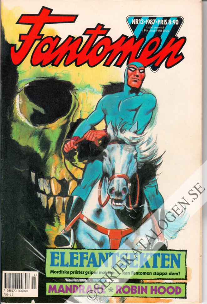 Framsida på Fantomen #13 (1987)