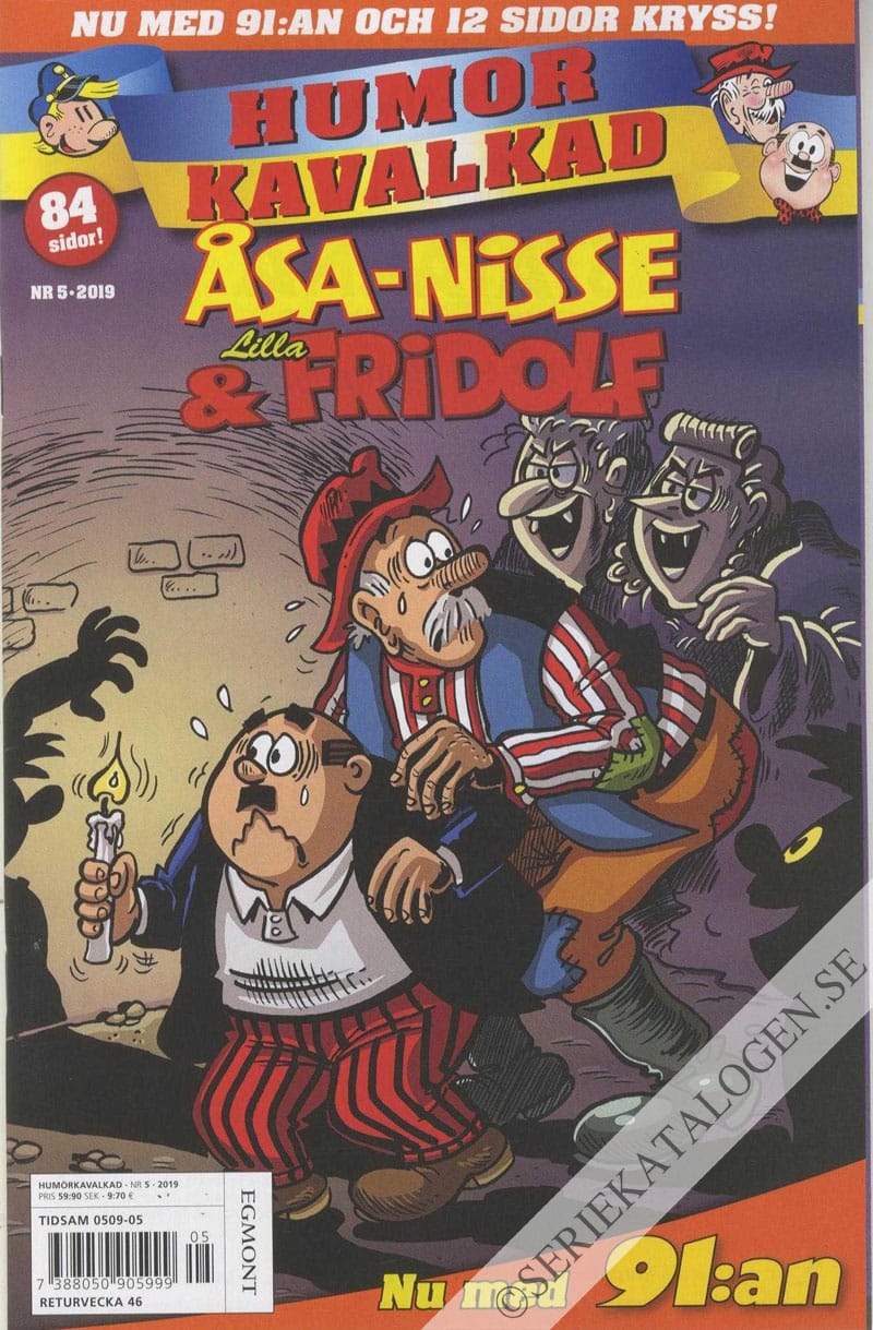 Framsida på Humorkavalkad #5 (2019)