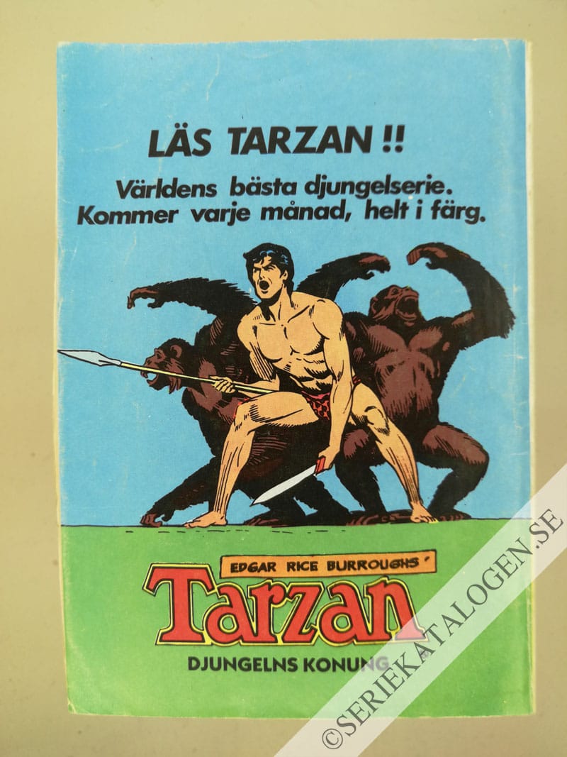 Baksida på Hjältar i helvetet (1982)