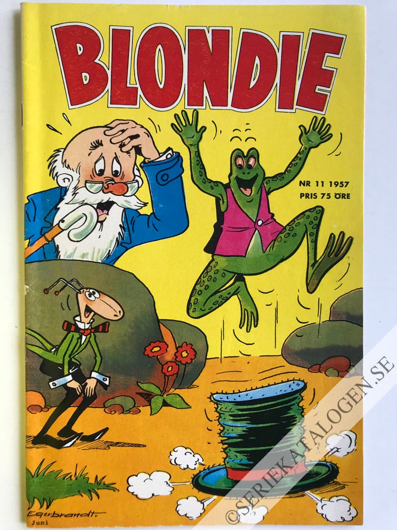 Framsida på Blondie #11 (1957)