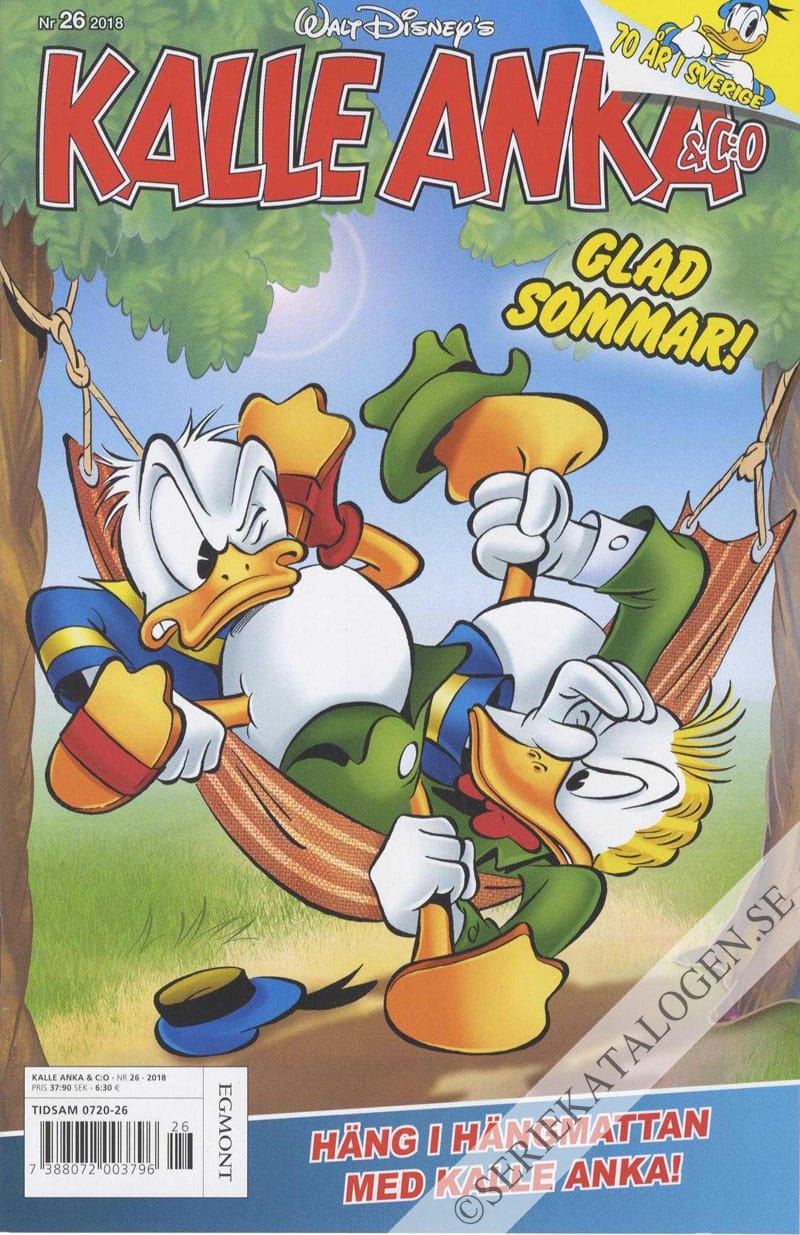 Framsida på Kalle Anka & C:o #26 (2018)