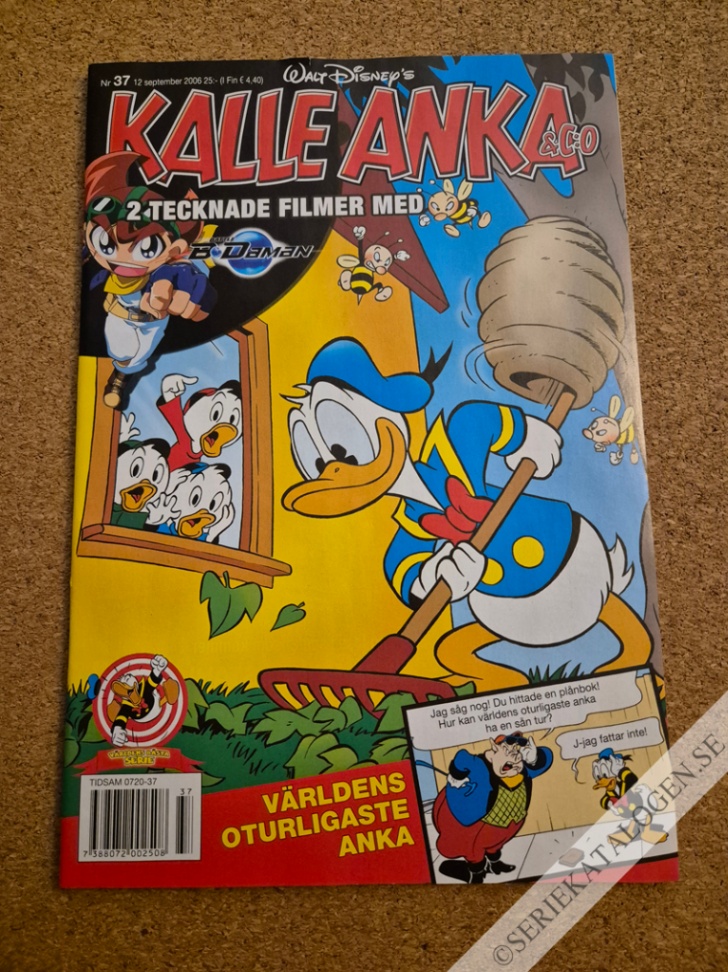 Framsida på Kalle Anka & C:o #37 (2006)