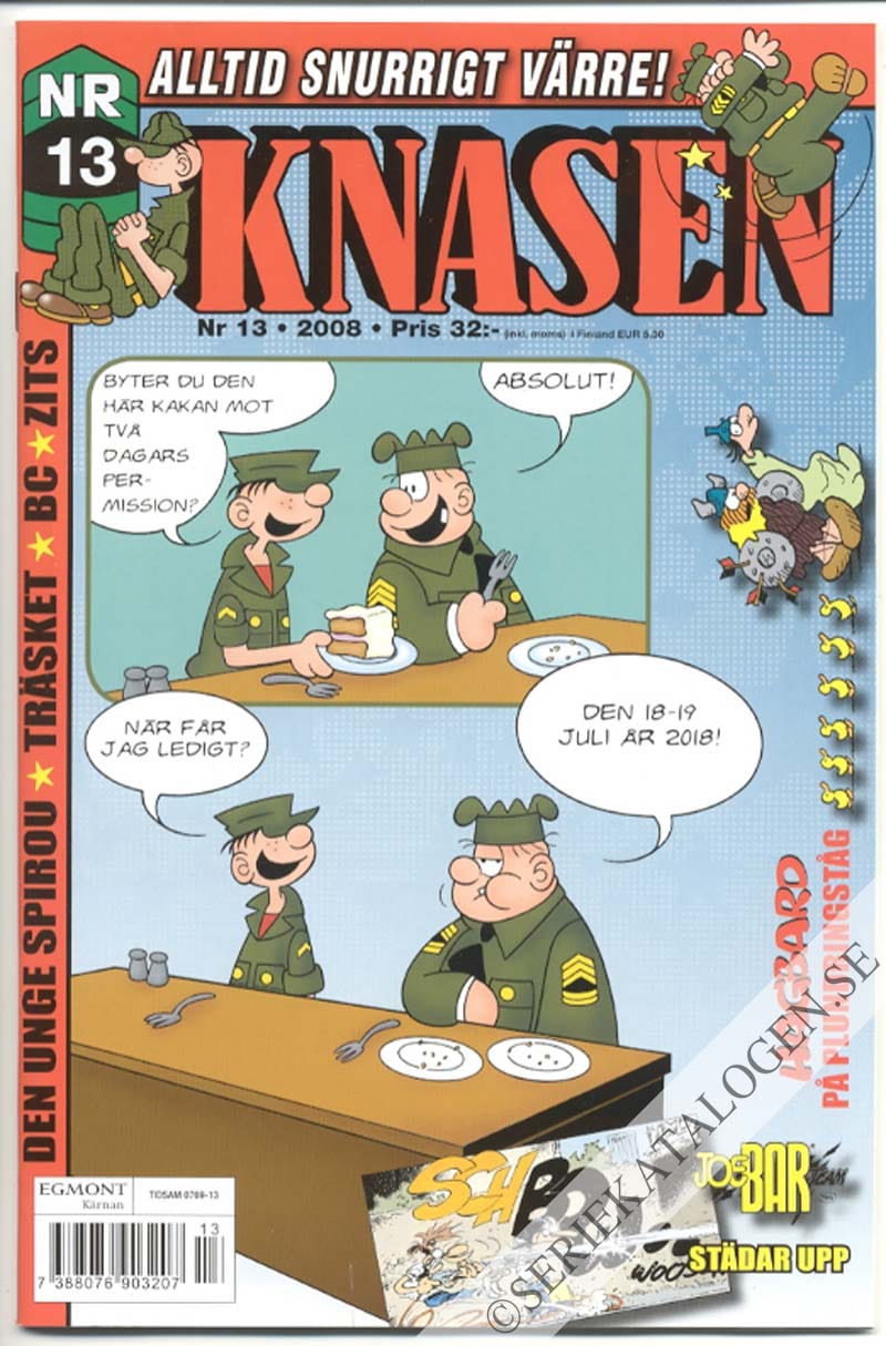 Framsida på Knasen #13 (2008)