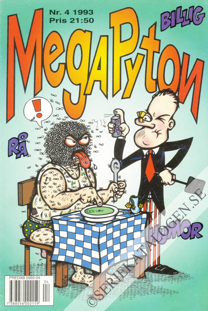 Framsida på MegaPyton #4 (1993)