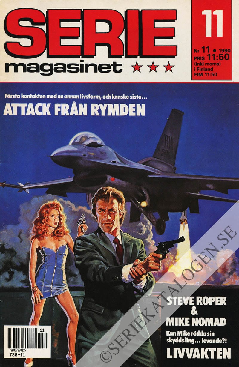Framsida på Seriemagasinet #11 (1990)