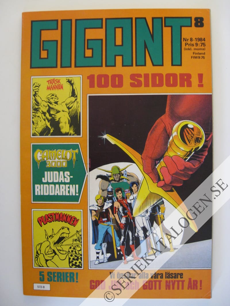 Framsida på Gigant #8 (1984)