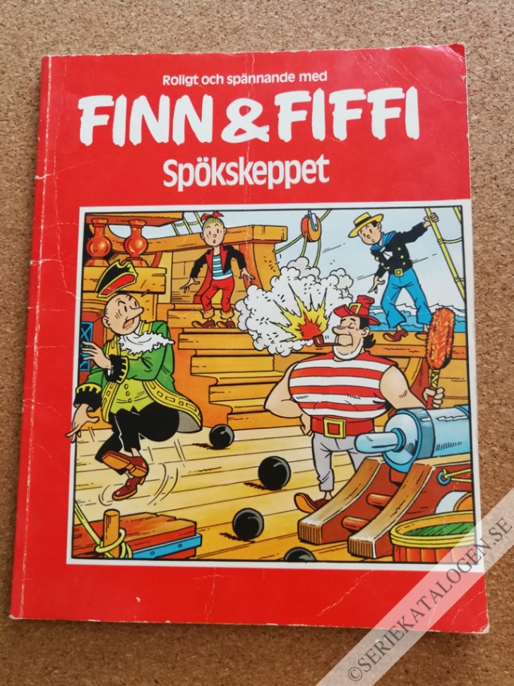 Framsida på Finn & Fiffi Spökskeppet (19??)