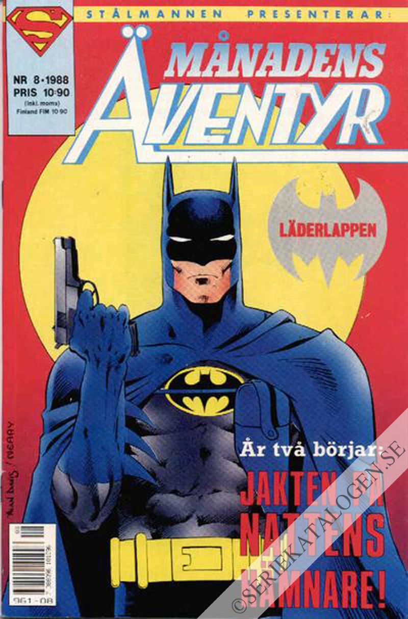 Framsida på Månadens äventyr #8 (1988)