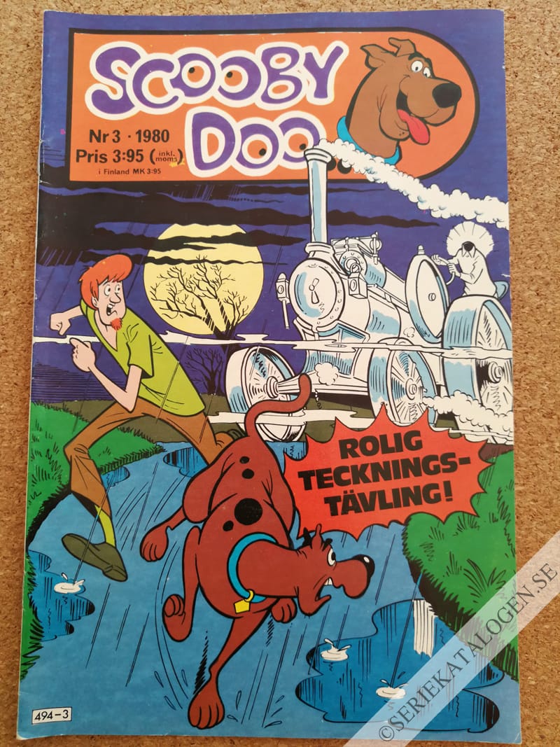 Framsida på Scooby Doo #3 (1980)