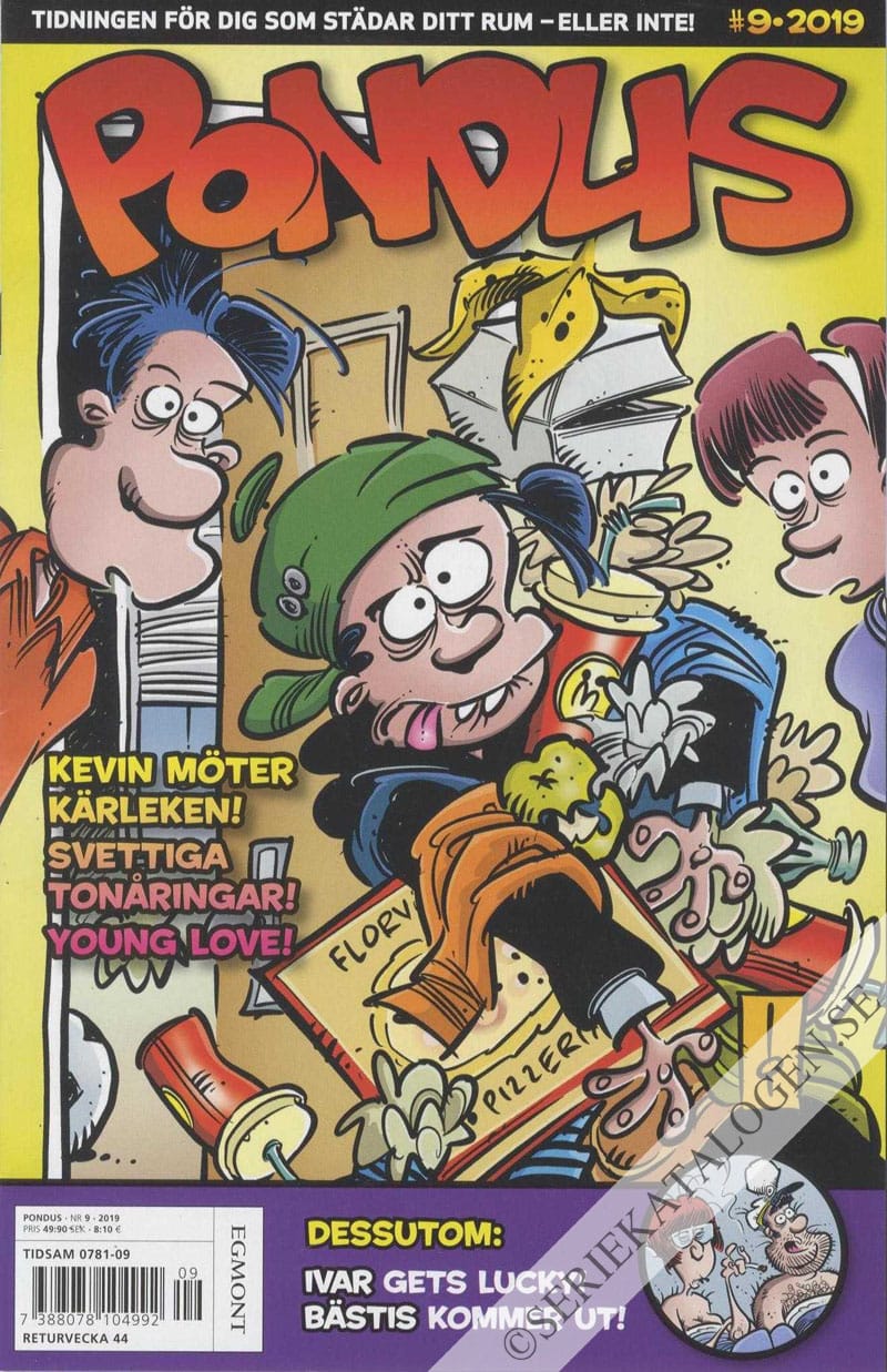 Framsida på Pondus #9 (2019)