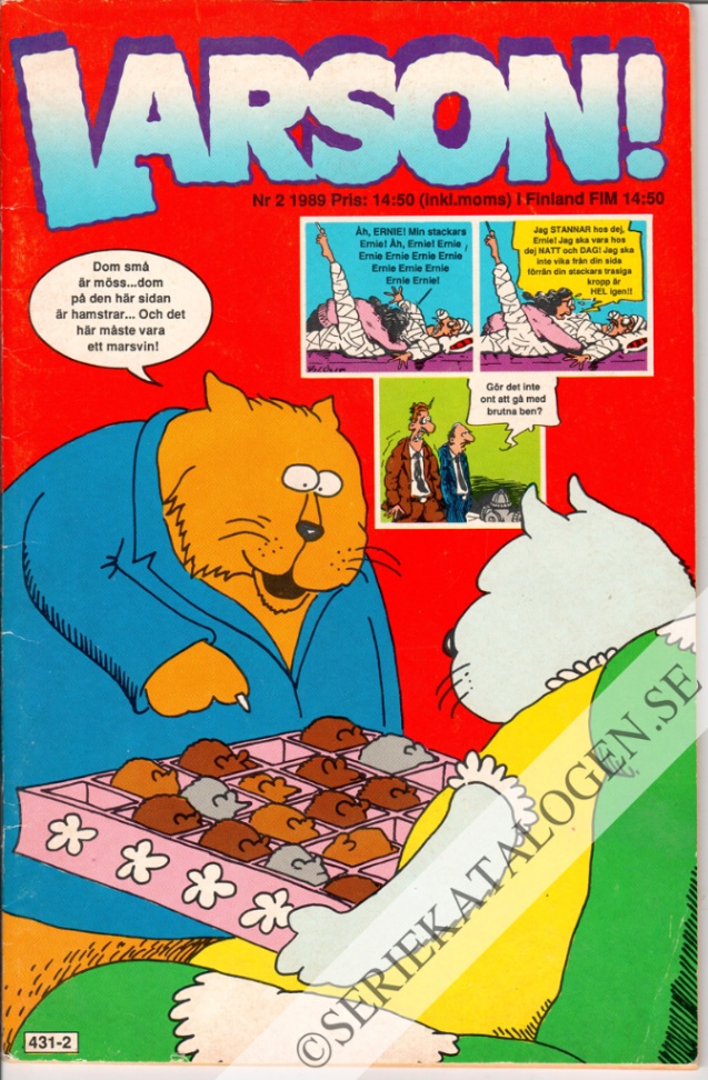 Framsida på Larson! #2 (1989)