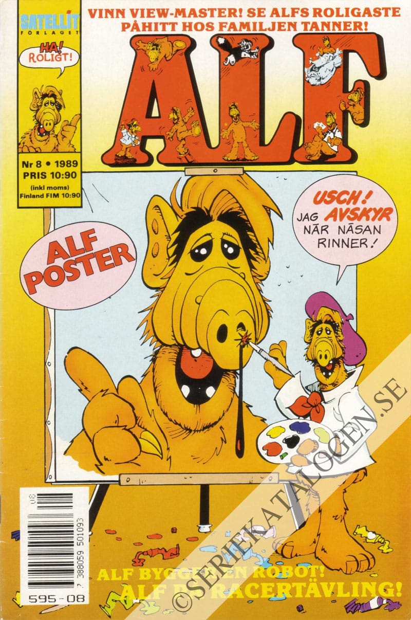 Framsida på Alf #8 (1989)