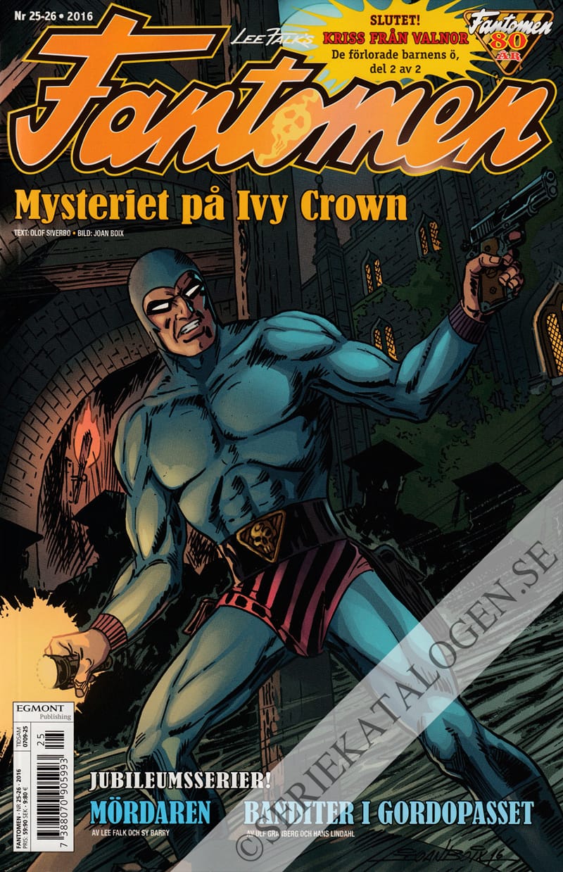Framsida på Fantomen #25-26 (2016)