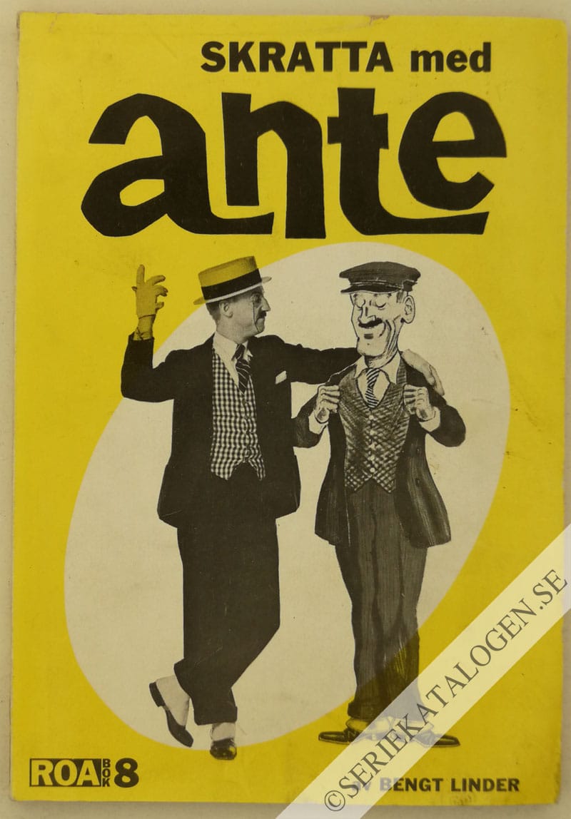Framsida på Roa-bok Skratta med Ante (1965)