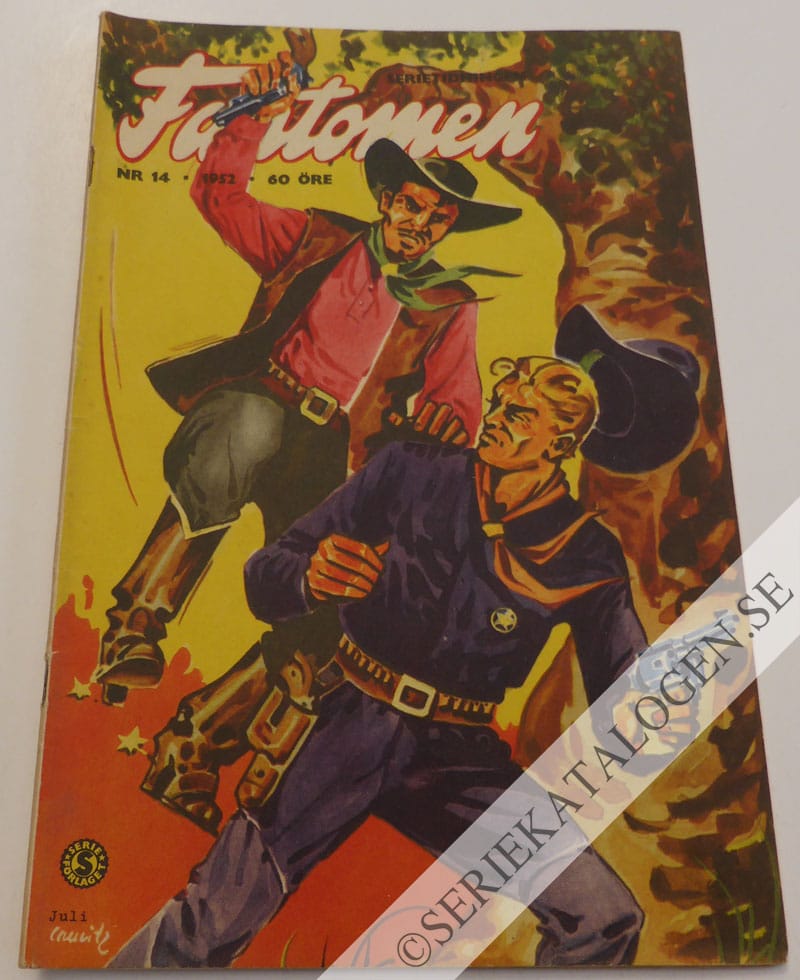 Framsida på Fantomen #14 (1952)