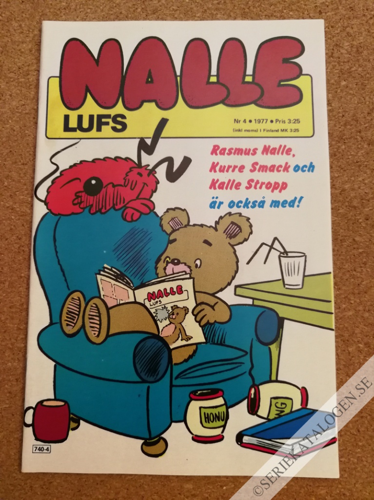Framsida på Nalle Lufs #4 (1977)