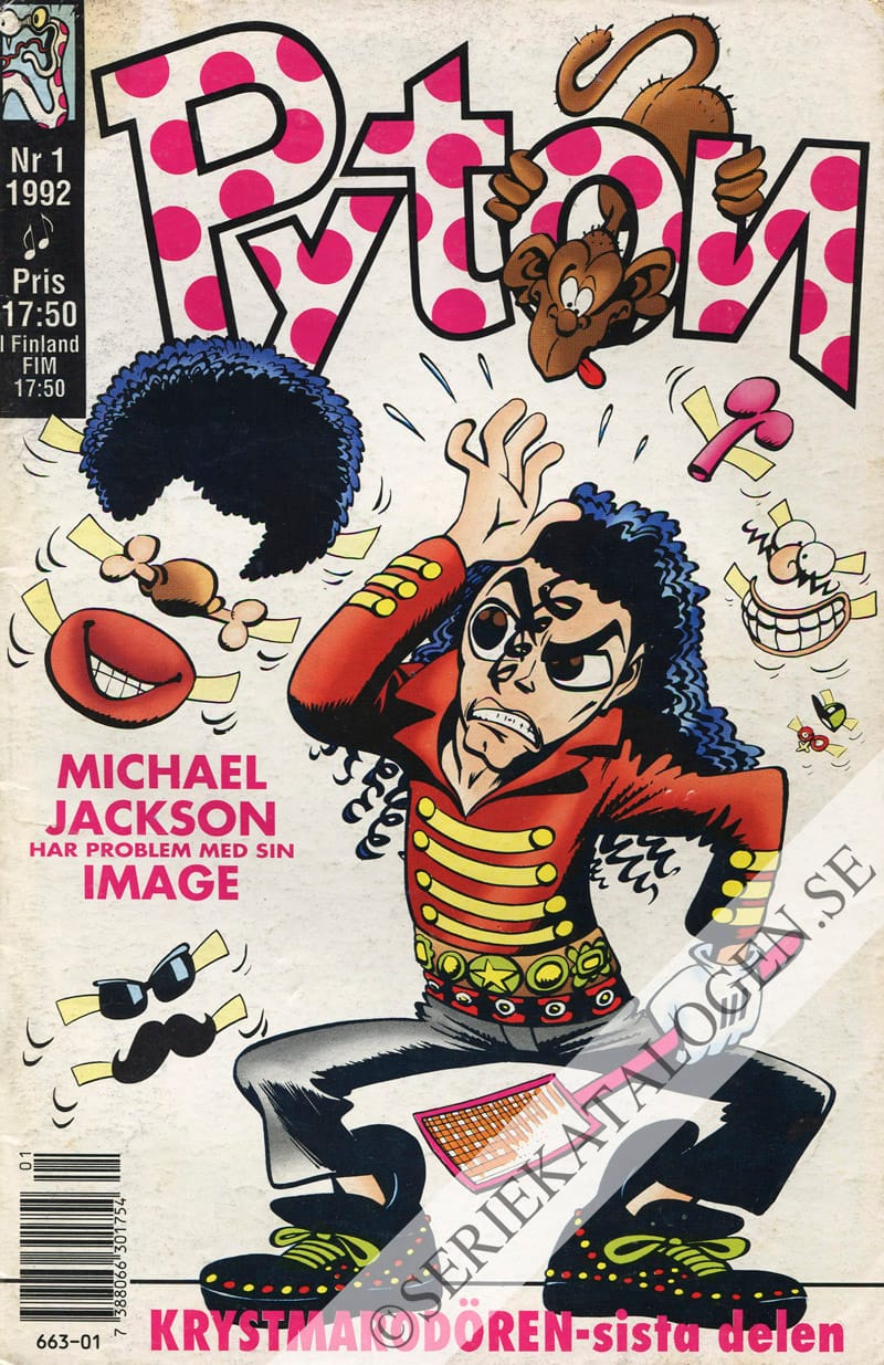 Framsida på Pyton #1 (1992)