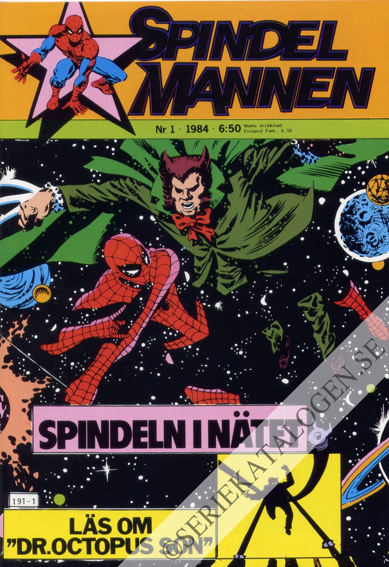 Framsida på Spindelmannen #1 (1984)