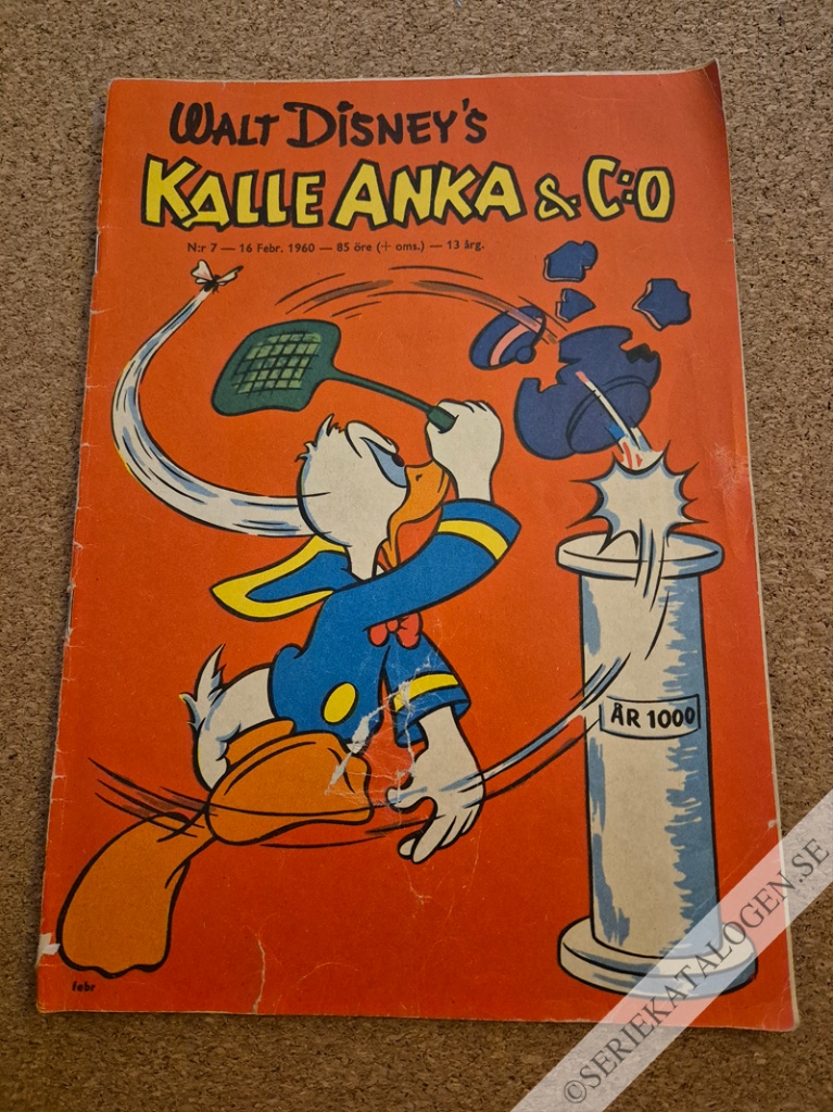 Framsida på Kalle Anka & C:o #7 (1960)