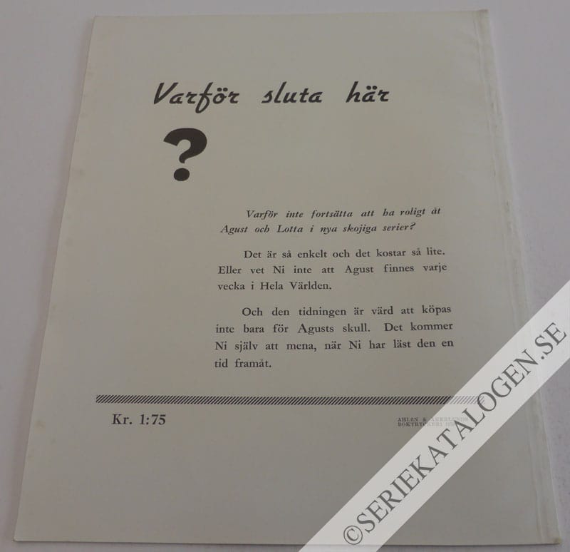 Baksida på Valda bilder ur ett känt familjeliv (1938)