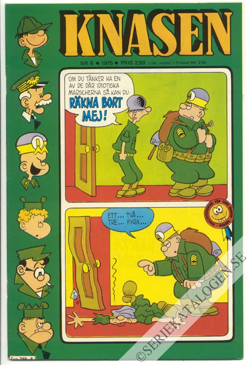 Framsida på Knasen #8 (1975)