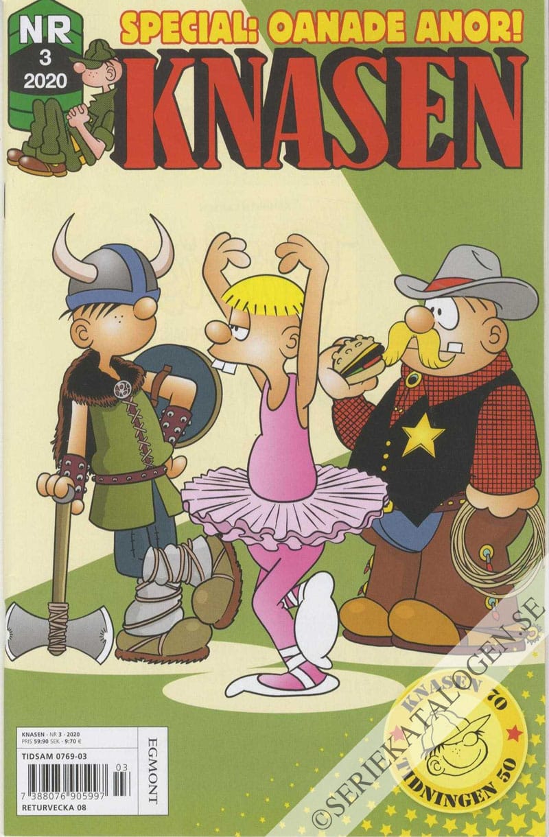 Framsida på Knasen #3 (2020)
