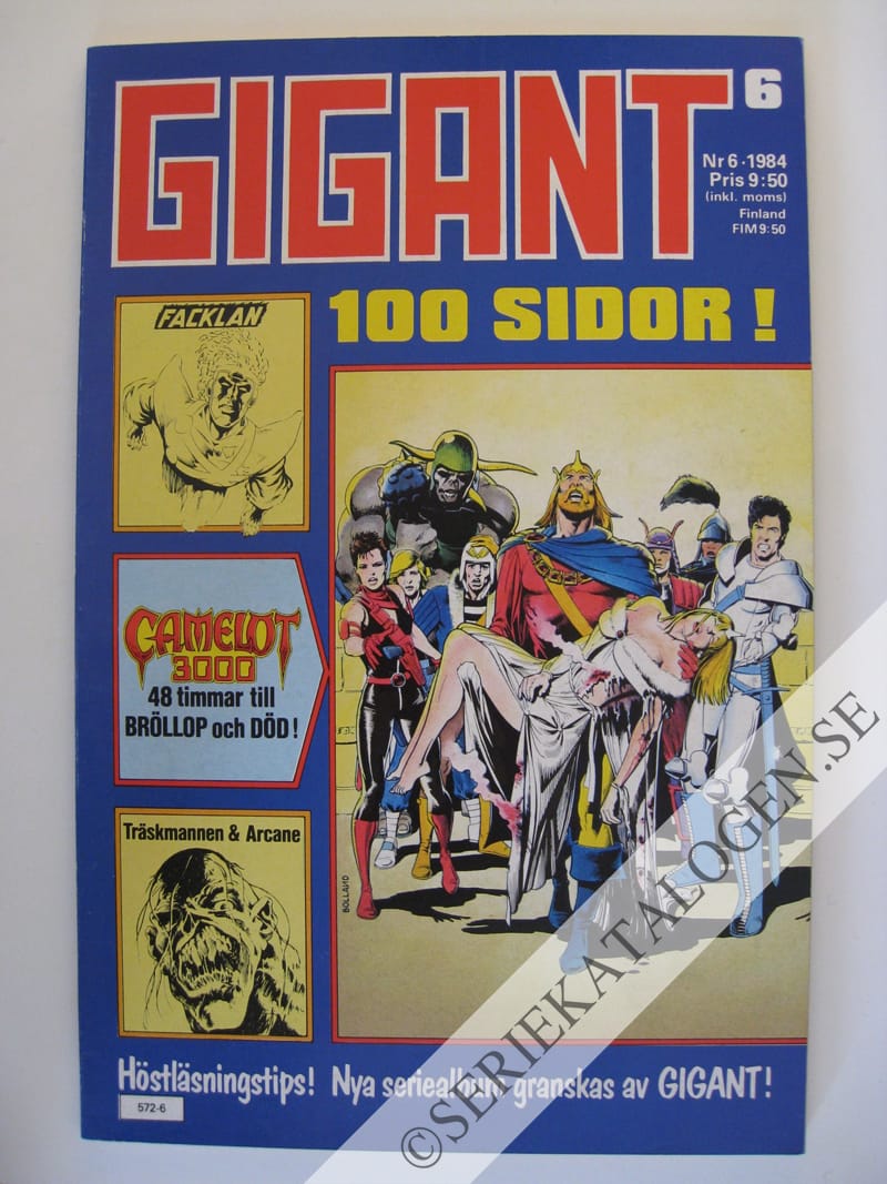 Framsida på Gigant #6 (1984)