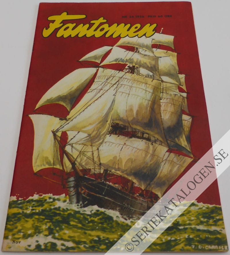 Framsida på Fantomen #24 (1956)