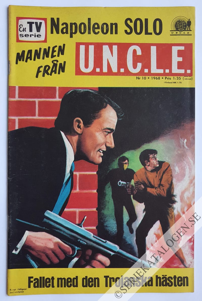 Framsida på En TV-serie - Mannen från U.N.C.L.E.* Fallet med den Trojanska hästen (1968)