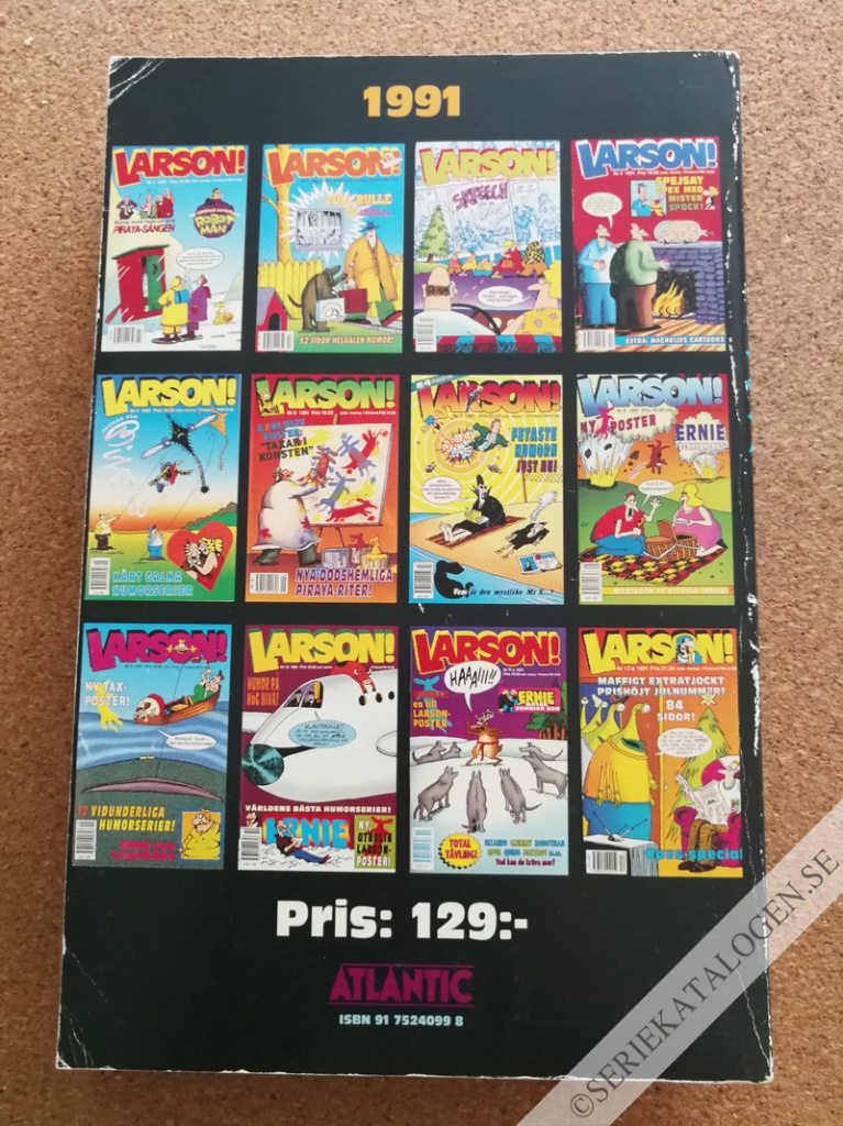 Baksida på Årgång 1991 (1992)
