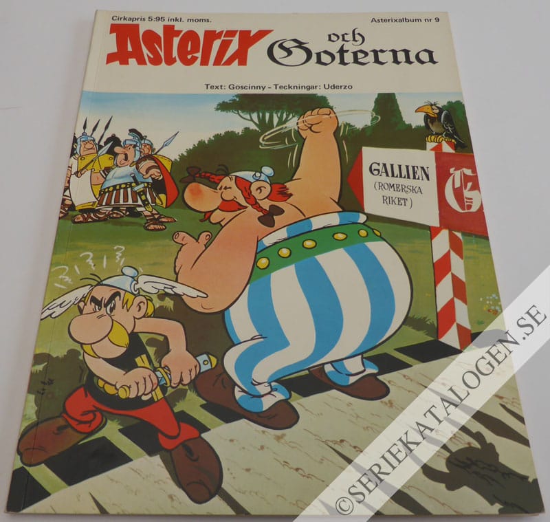 Framsida på Asterix Asterix och goterna (1973)
