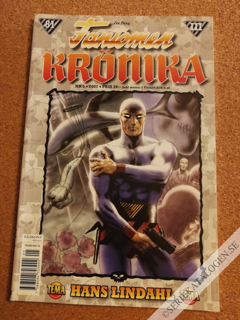 Framsida på Fantomen Krönika #5 (2007)