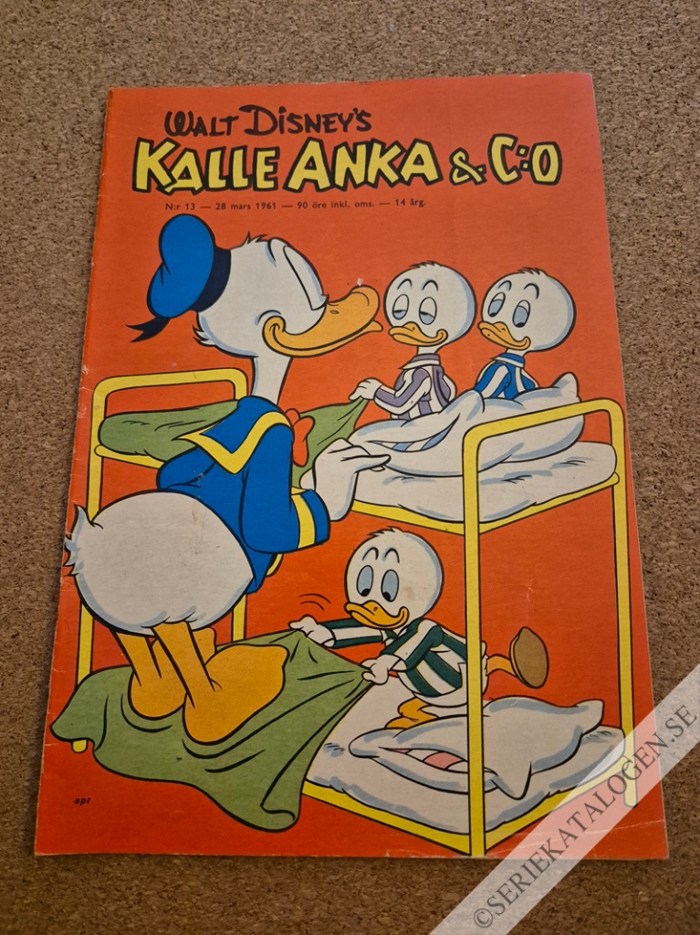 Framsida på Kalle Anka & C:o #13 (1961)