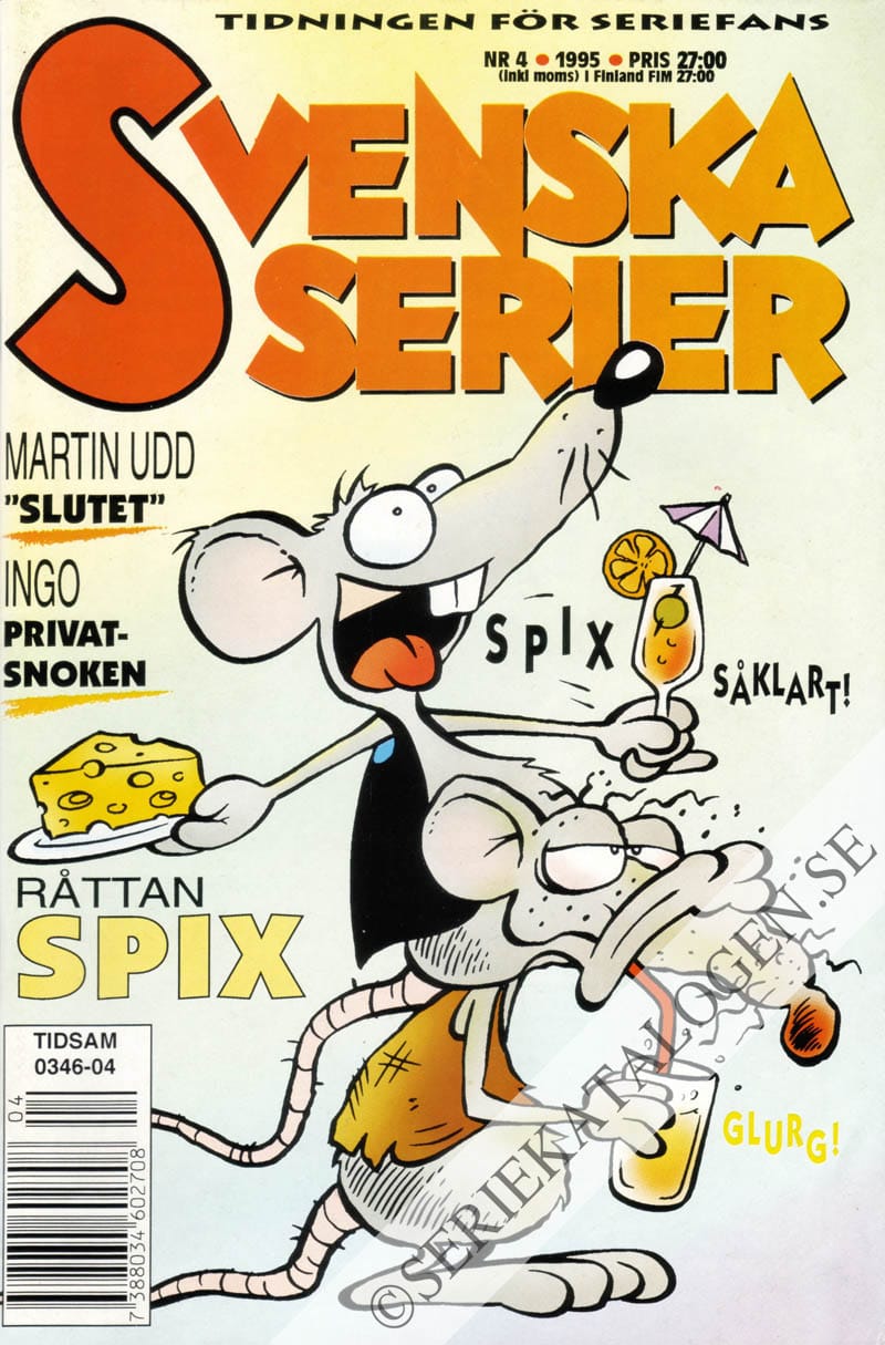 Framsida på Svenska serier #4 (1995)