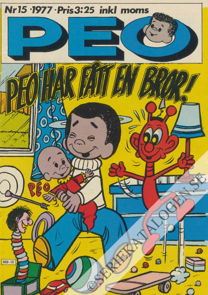 Framsida på Peo #15 (1977)