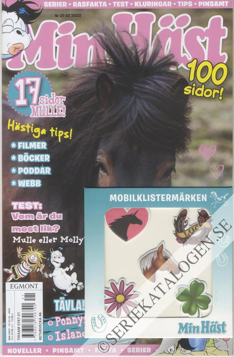 Framsida på Min häst #21-22 (2023)