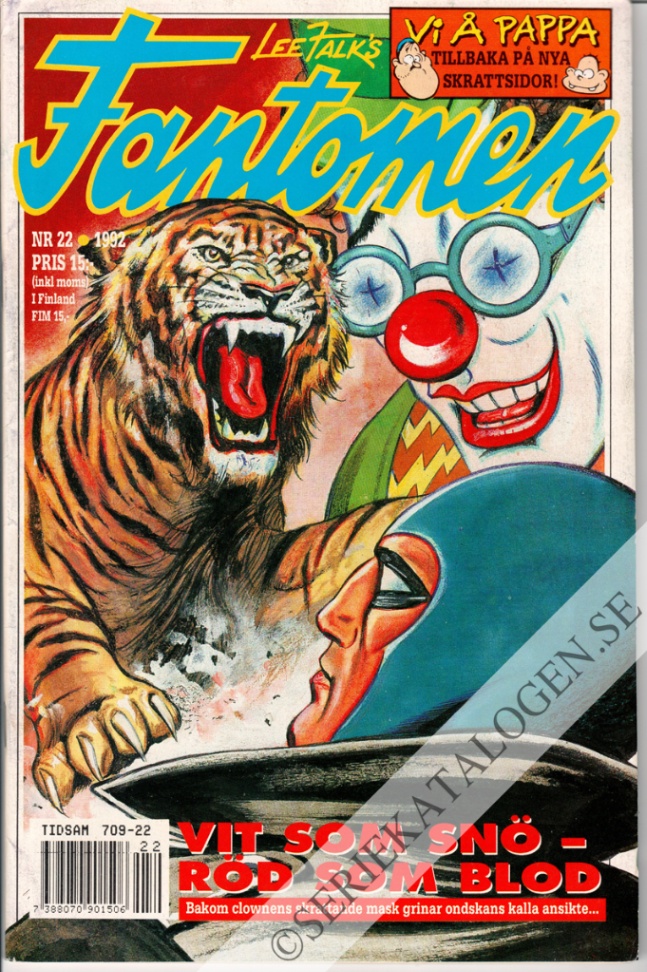 Framsida på Fantomen #22 (1992)