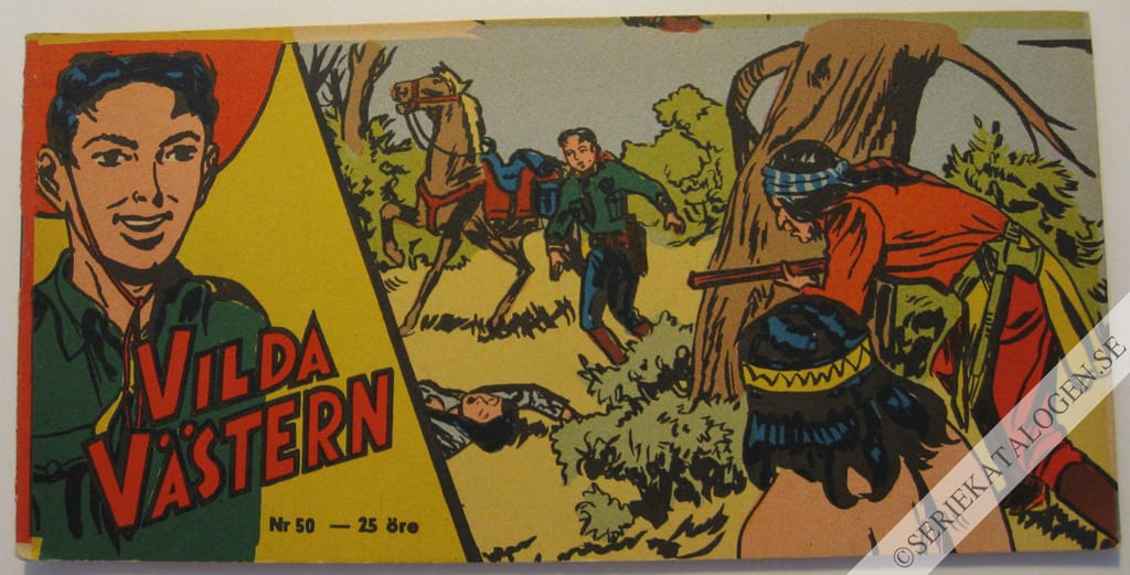 Framsida på Vilda Västern #50 (1958)