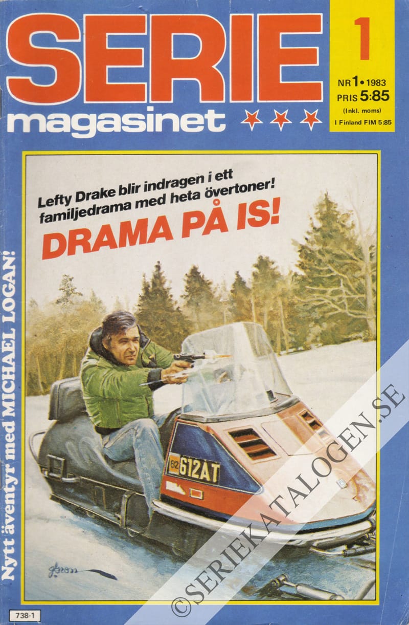 Framsida på Seriemagasinet #1 (1983)